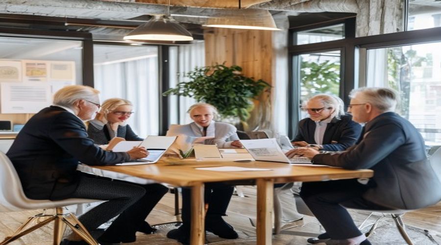 Nordic Partners consulting team collaborating